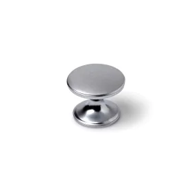 Doorknob Rei 756 Circular Matt Chromed Silver Metal 4 Units (Ø 33 x 27 mm) by Rei, Knobs - Ref: S7912560, Price: 13,99 €, Dis...