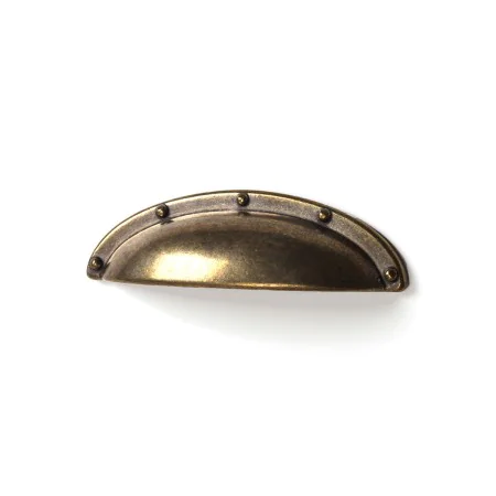 Handle Rei 2004 Golden Shell Metal 4 Units Worn (9,2 x 2,5 x 2 cm) by Rei, Pulls - Ref: S7912611, Price: 11,60 €, Discount: %