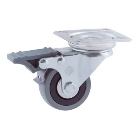 Rueda Afo CR07181 With brakes Joining Plate Ø 50 mm Latex rubber by Afo, Castors - Ref: S7912638, Price: 8,97 €, Discount: %