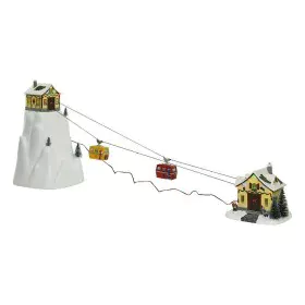 Adorno Navideño Snowy Adventures Luz LED Música Escena Blanco Cálido 31,5 x 32,5 x 53 cm de BigBuy Christmas, Navidad - Ref: ...