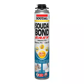 Mousse Soudal SoudaBond Easy Polyuréthane Revolver 750 ml de Soudal, Mousses expansives - Réf : S7912997, Prix : 14,00 €, Rem...