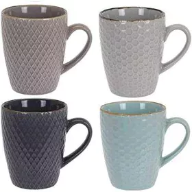 Tasse Excellent Houseware Grès 300 ml Géométrique 4 Pièces de Excellent Houseware, Tasses - Réf : S7913181, Prix : 13,75 €, R...