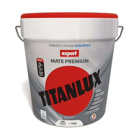 Peinture Titan Blanc 4 L de Titan, Peintures pour murs - Réf : S7913213, Prix : 33,98 €, Remise : %