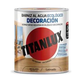 Water based varnish Titanlux m21100014 Ecological 250 ml Colourless Satin finish by Titanlux, Varnish - Ref: S7913242, Price:...