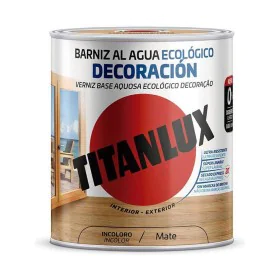 Vernis à base d'eau Titanlux m22100014 Écologique 250 ml Incolore Mat de Titanlux, Vernis - Réf : S7913254, Prix : 15,74 €, R...