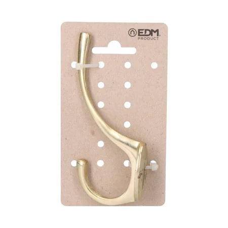 Door Hanger EDM Double Golden Polished brass by EDM, Multi-Purpose Hooks - Ref: S7913295, Price: 6,69 €, Discount: %