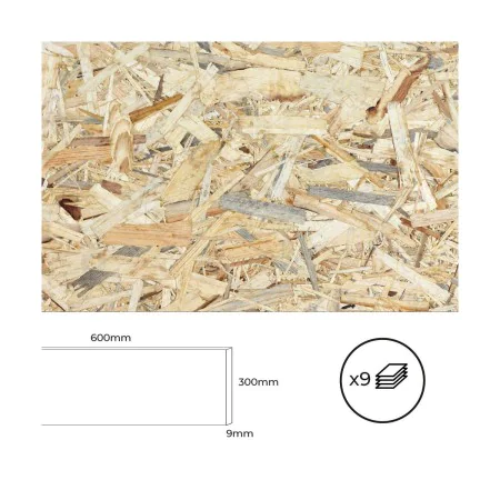 Sperrholzplatte Bertini OSB 60 x 30 cm (9 Stück) von Bertini, Grundbaumaterialien - Ref: S7913378, Preis: 33,47 €, Rabatt: %