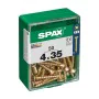 Caixa de parafusos SPAX Yellox Madeira Cabeça plana 50 Peças (4 x 35 mm) de SPAX, Parafusos - Ref: S7913891, Preço: 5,20 €, D...