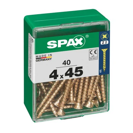 Schraubenkasten SPAX Holzschraube Flacher Kopf (4 x 45 mm) (4,0 x 45 mm) von SPAX, Schrauben - Ref: S7913896, Preis: 5,20 €, ...