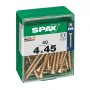 Caixa de parafusos SPAX Parafuso de madeira Cabeça plana (4 x 45 mm) (4,0 x 45 mm) de SPAX, Parafusos - Ref: S7913896, Preço:...