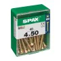 Boîte à vis SPAX Vis à bois Tête plate (4 x 50 mm) (4,0 x 50 mm) de SPAX, Vis - Réf : S7913898, Prix : 5,67 €, Remise : %