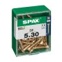 Caja de tornillos SPAX Tornillo de madera Cabeza plana (5 x 30 mm) (5,0 x 30 mm) de SPAX, Tornillos - Ref: S7913925, Precio: ...