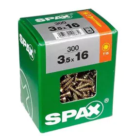 Scatola a viti SPAX Yellox Legno Testa piatta 75 Pezzi (5 x 50 mm) di SPAX, Viti - Rif: S7913934, Prezzo: 9,69 €, Sconto: %