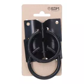 Aparca perros EDM Placa Anillas 70 x 45 mm Negro (2 Unidades) de EDM, Soportes - Ref: S7914045, Precio: 6,59 €, Descuento: %