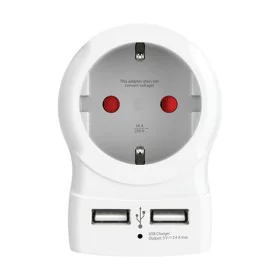 Adaptador para Enchufes Skross 1500282 USB x 2 Europeo 2,4 A de Skross, Enchufes CEE - Ref: S7914087, Precio: 20,18 €, Descue...