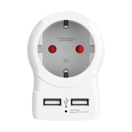 Adaptateur pour Prises Skross 1500282 USB x 2 Européen 2,4 A de Skross, Prises CEE - Réf : S7914087, Prix : 20,18 €, Remise : %