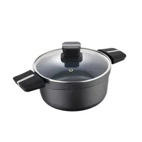 Casserole with lid San Ignacio Bistro SG6425 Aluminium Matte back (Ø 20 x 10 cm) by San Ignacio, Casserole pans - Ref: S79142...