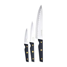 Knife Set Bergner Pro Reeco BG41026DBL Stainless steel ABS 3 Pieces by Bergner, Kitchen Knife Sets - Ref: S7914223, Price: 17...