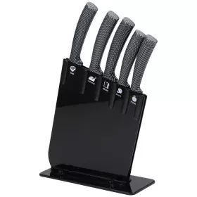 Set of Kitchen Knives and Stand San Ignacio Jarama GT SG4330 Stainless steel ABS (6 Pieces) by San Ignacio, Kitchen Knife Set...