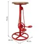 Tabouret Alexandra House Living Rouge Bois Fer 40 x 73 x 40 cm Pédales de Alexandra House Living, Chaises et canapés - Réf : ...