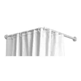 Barra para Cortinas Mirtak Blanco Polipropileno (70 x 100-175 cm) de Mirtak, Cortinas, ganchos y revestimientos de ducha - Re...