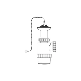 Siphon d'Évier Mirtak v70 PVC de Mirtak, Raccords - Réf : S7914691, Prix : 7,70 €, Remise : %