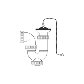 Spülbecken Siphon Mirtak PVC von Mirtak, Anschlussstücke - Ref: S7914693, Preis: 8,60 €, Rabatt: %