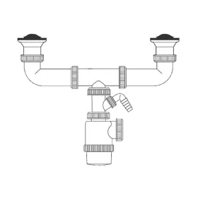 Siphon d'Évier Mirtak v70 PVC de Mirtak, Raccords - Réf : S7914697, Prix : 14,98 €, Remise : %