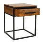 Mesa de Cabeceira Alexandra House Living Castanho Preto 61 x 57 x 61 cm de Alexandra House Living, Mesinhas de cabeceira - Re...