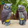 Répulsif EDM Hibou Oiseaux Ø 19 x 40 cm polypropylène de EDM, Lutte contre les oiseaux - Réf : S7914841, Prix : 15,37 €, Remi...