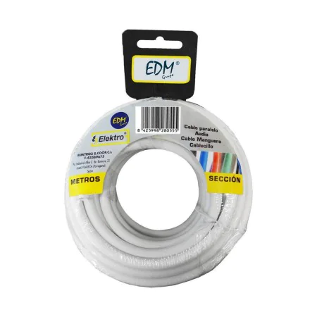 Cable EDM 3 x 2,5 mm Blanco 20 m de EDM, Cables eléctricos - Ref: S7915217, Precio: 47,24 €, Descuento: %