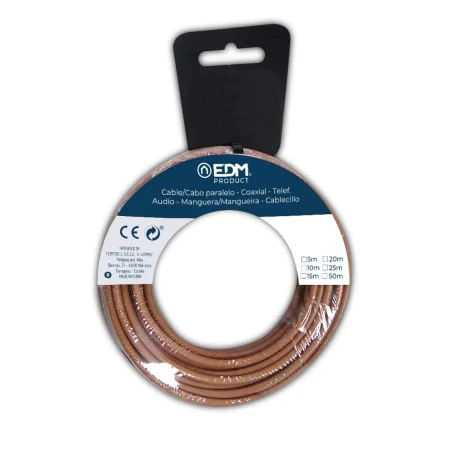 Cable de Interfaz Paralelo EDM 28602 Marrón 25 m Ø 6 mm de EDM, Cables paralelo - Ref: S7915355, Precio: 41,03 €, Descuento: %