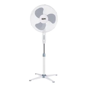 Freestanding Fan EDM White Grey 45 W by EDM, Pedestal Fans - Ref: S7915500, Price: 23,17 €, Discount: %