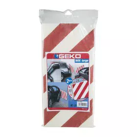 Paragolpes Geko Rojo/Blanco 24 x 50 cm de Geko, Tejados y accesorios - Ref: S7915968, Precio: 9,14 €, Descuento: %