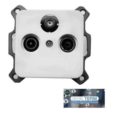 Antenna Distributor EDM White 16 A Embedded, built-in by EDM, Outlet Plates - Ref: S7916291, Price: 9,30 €, Discount: %