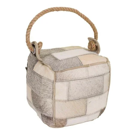 Batente de porta Alexandra House Living Couro 20 x 20 x 20 cm Branco de Alexandra House Living, Batentes de porta - Ref: D163...