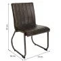 Dining Chair Alexandra House Living Black Dark grey 56 x 87 x 50 cm by Alexandra House Living, Dining Chairs - Ref: D1630682,...