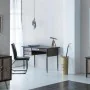 Sedia da Sala da Pranzo Alexandra House Living Nero Grigio scuro 56 x 87 x 50 cm di Alexandra House Living, Sedie - Rif: D163...