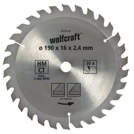 Trennscheibe Wolfcraft 6733000 160 x 2,4 mm von Wolfcraft, Klingen - Ref: S7917538, Preis: 18,68 €, Rabatt: %