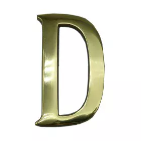 Letter EDM D Polished brass (10 cm) by EDM, House Numbers - Ref: S7917660, Price: 9,60 €, Discount: %