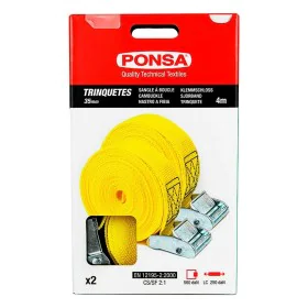 Cliquet Ponsa 027,048,035,108 Jaune 35 mm x 4 m 2 Unités de Ponsa, Cliquets - Réf : S7917790, Prix : 14,05 €, Remise : %