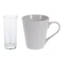 Set di Stoviglie Excellent Houseware Stockholm Porcellana Bianco 36 Pezzi di Excellent Houseware, Servizi combinati - Rif: S7...