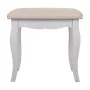 Banqueta Alexandra House Living Branco Castanho madeira de pinho Madeira MDF 31 x 41 x 42 cm de Alexandra House Living, Cadei...