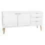 Aparador Alexandra House Living Blanco Dorado Madera MDF 42 x 71 x 145 cm de Alexandra House Living, Armarios y aparadores - ...