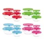 Set of 5 lunch boxes Glass EH Blue Transparent by BigBuy Cooking, Food storage - Ref: S7917925, Price: 9,79 €, Discount: %