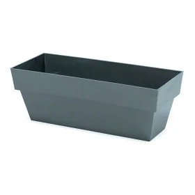 Vaso rettangolare da Balcone Plastiken Limited Antracite 12 x 30 cm di Plastiken, Balconiere - Rif: S7918089, Prezzo: 5,49 €,...