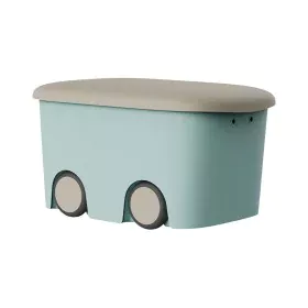 Caja Multiusos Plastiken 88100 Infantil Menta 45 L (59 x 38 x 32 cm) de Plastiken, Cajas y arcones de almacenaje - Ref: S7918...