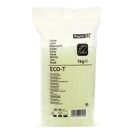 Stick di colla a caldo Rapid ECO-T Ø 12 x 190 mm 1 kg Trasparente di Rapid, Stick colla a caldo - Rif: S7918109, Prezzo: 17,6...