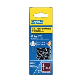 Remaches Rapid 5001528 Broca Ø 3,2 x 6 mm Aluminio (50 Unidades) de Rapid, Remaches y roblones - Ref: S7918118, Precio: 5,43 ...