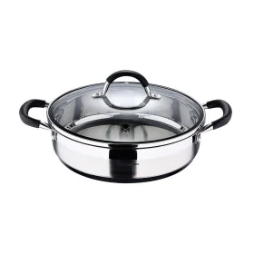 Casserole with lid Masterpro Stainless steel AISI 304 (3,8 L) 28 x 7 cm by Masterpro, Casserole pans - Ref: S7918173, Price: ...